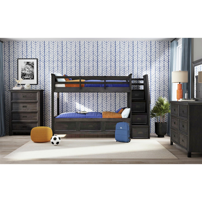 Hampton Kids - Bunk With Staircase And Trundle
