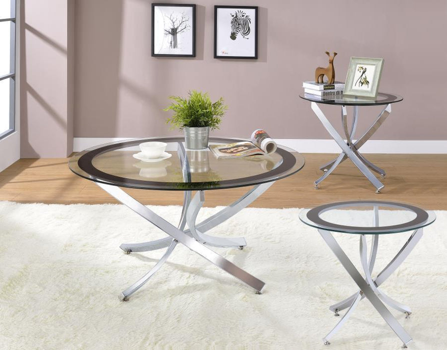 Brooke - Round Coffee Table Set