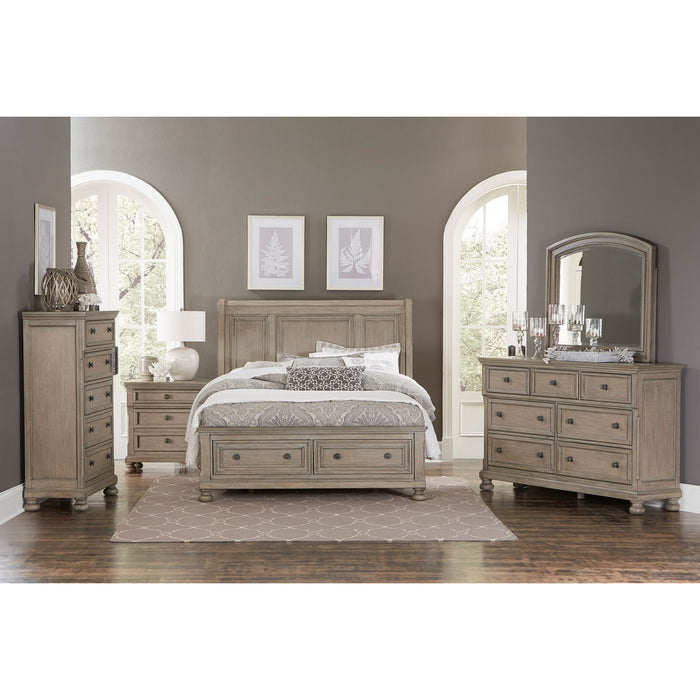Bethel - Platform Bed With Footboard Storage