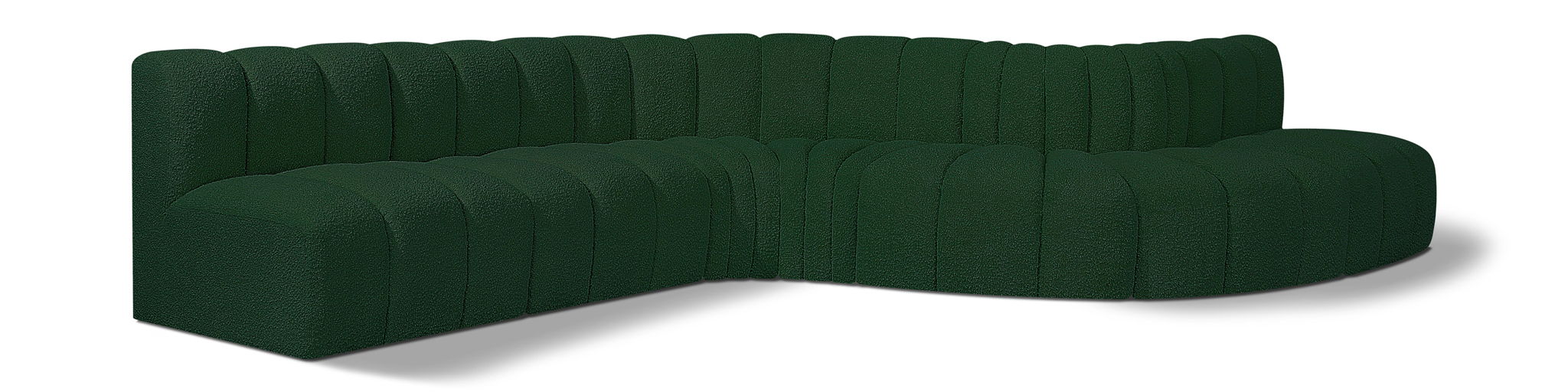 Arc - Boucle Fabric 7 Piece Modular Sofa