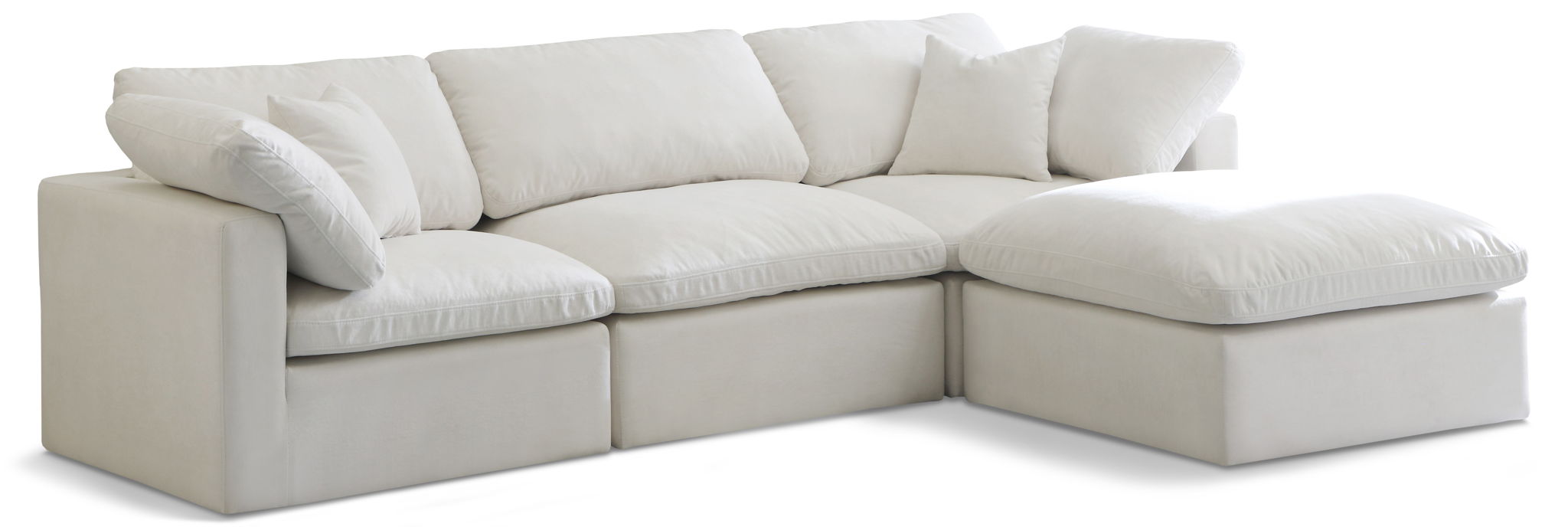 Plush - 4 Piece Modular Sectional