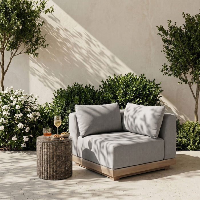 Solace - Olefin Performance Fabric Outdoor Patio Modular Corner Chair