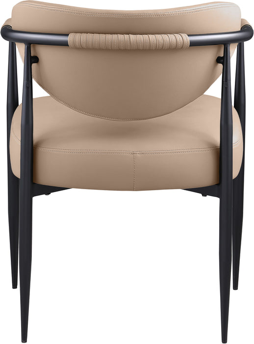 Virella - faux Leather Upholstered Dining Chair (Set of 2) - Black Base