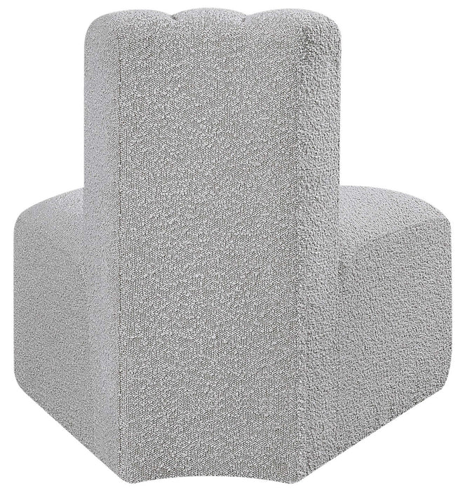 Arc - Boucle Fabric Reverse Corner