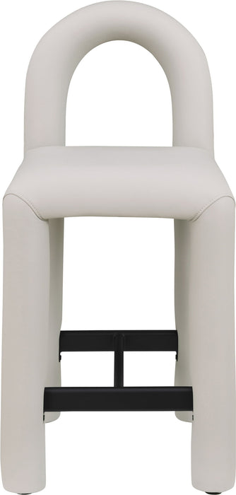 Amari - Faux Leather Stool