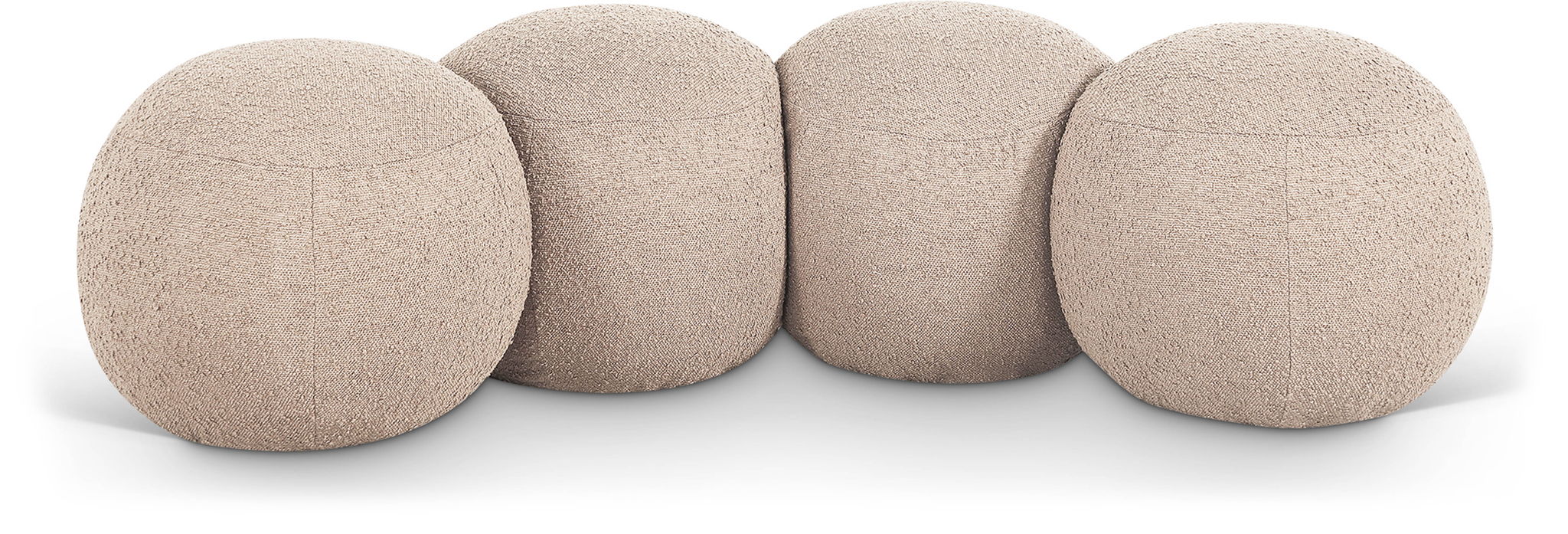 Apollo - Boucle Fabric Bench