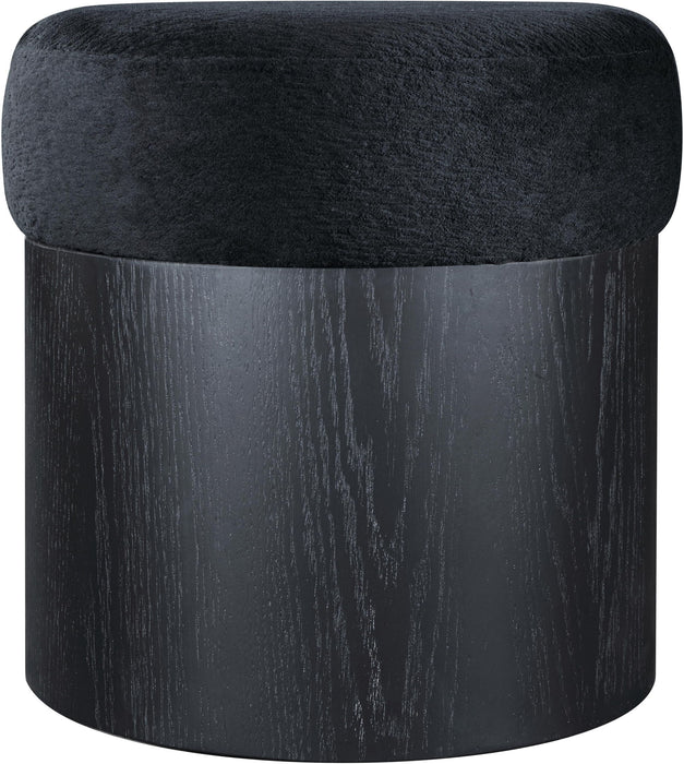 Nimes - Ottoman / Stool With Black Base