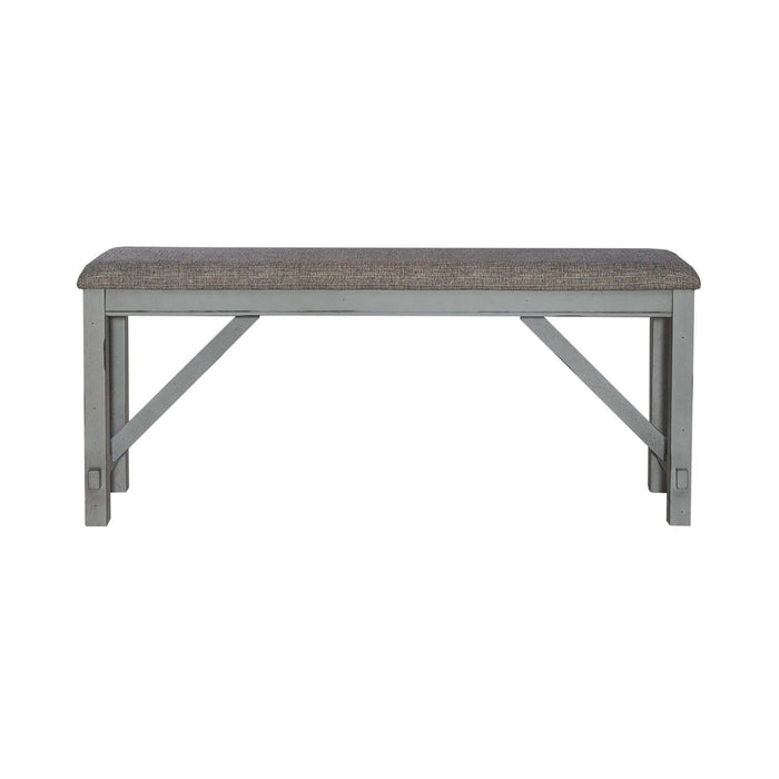 Newport - Counter Height Dining Bench - Gray