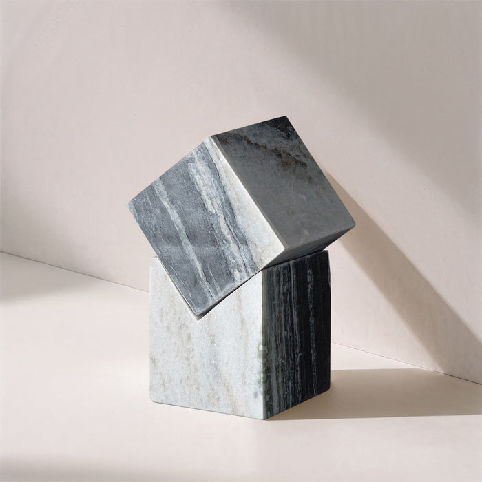 Quad - Marble Decorative Cube