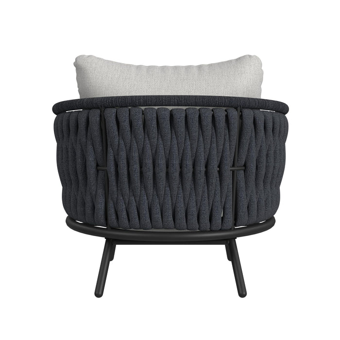 Bali - Chairs With Olefin (Set of 2) - Dark Gray