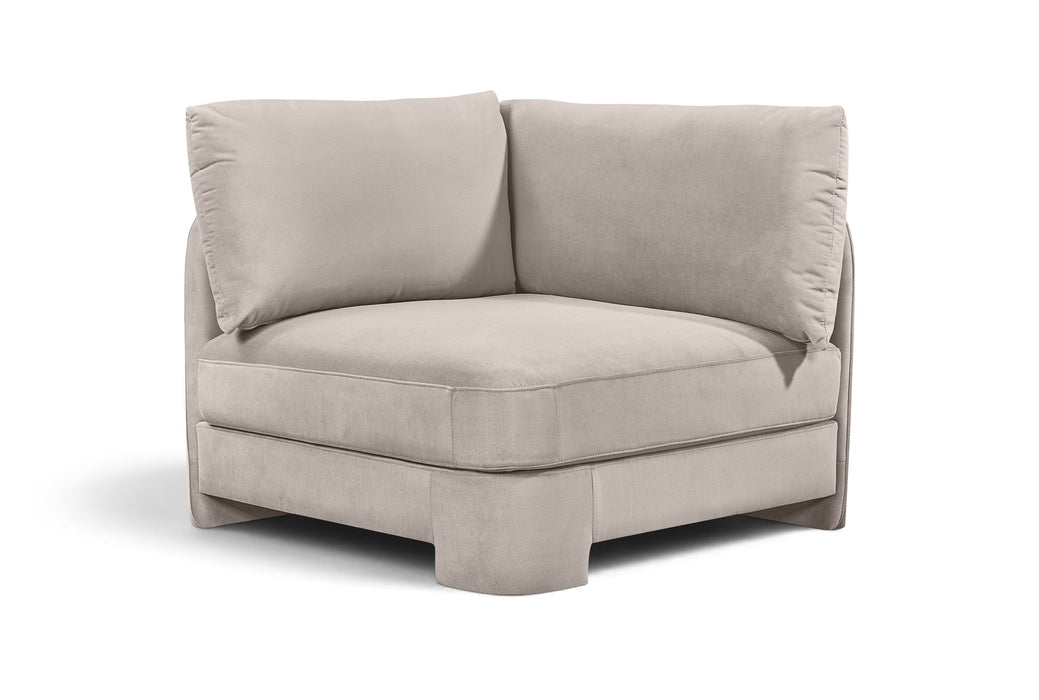 Hammond - Velvet Performance Fabric Upholstered Corner Chair