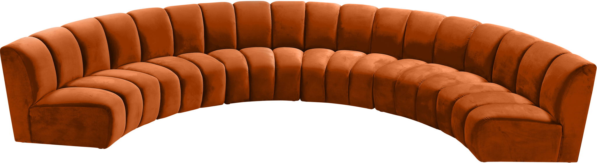 Infinity - 6 Piece Velvet Modular Sectional
