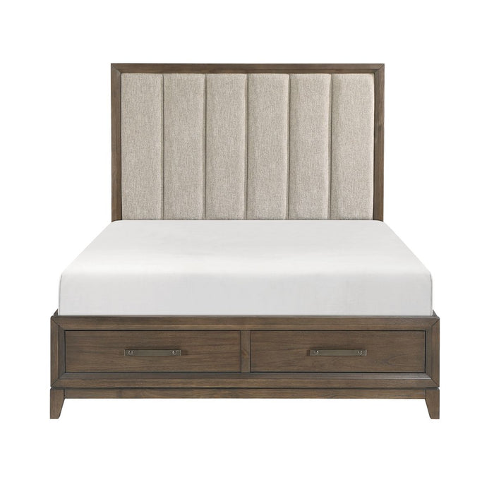 Cambridge - Platform Bed With Footboard Storage
