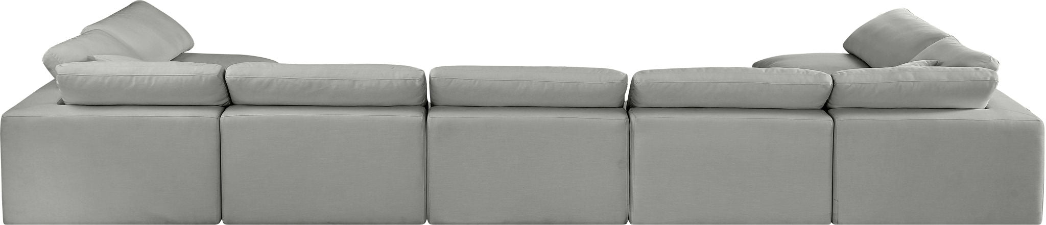 Comfy - 7 Piece Linen Modular Armless Sectional