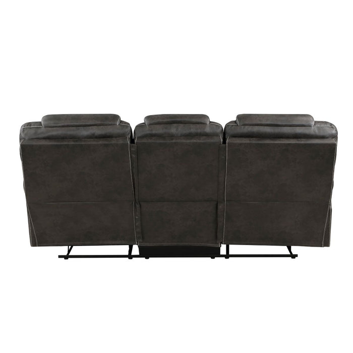Gainesville - Double Reclining Sofa - Chocolate