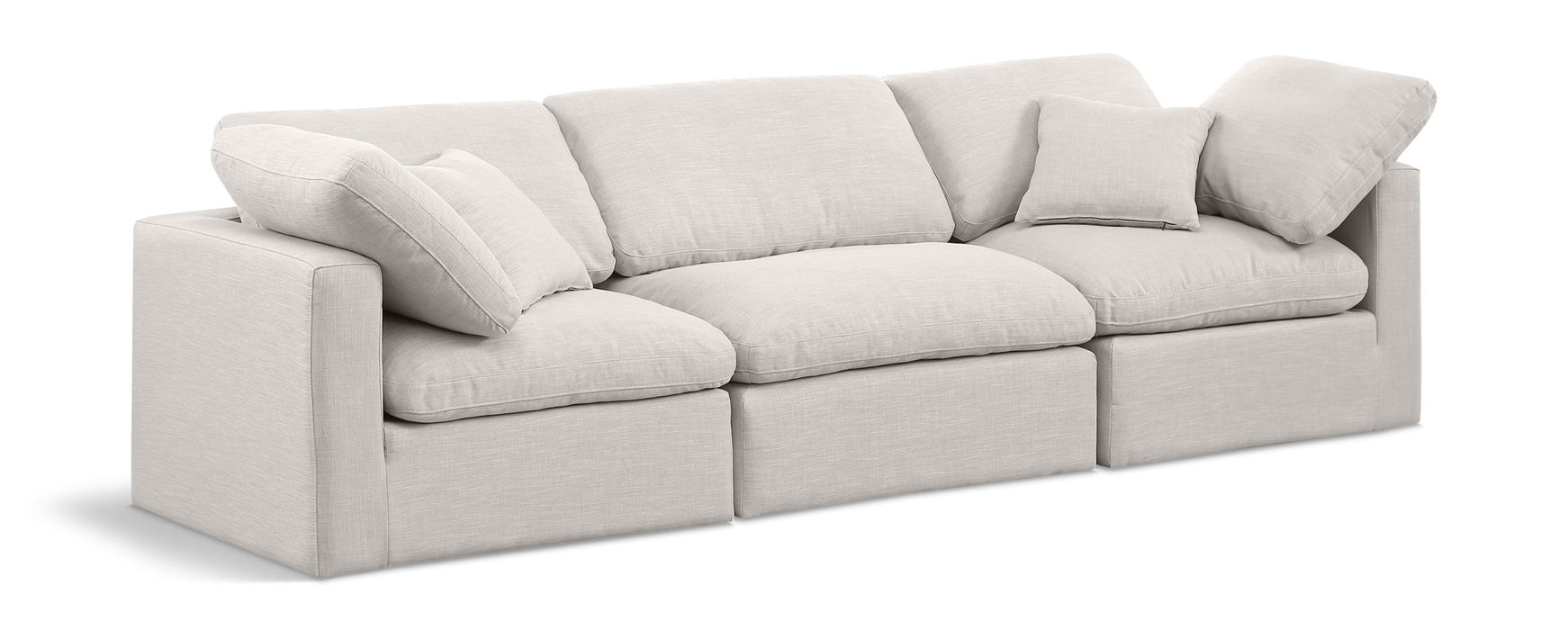 Indulge - Linen 3 Seat Modular Sofa