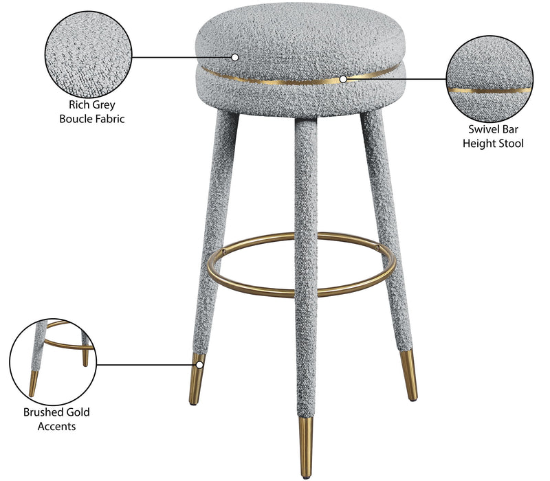 Coral - Bar Stool - Gray