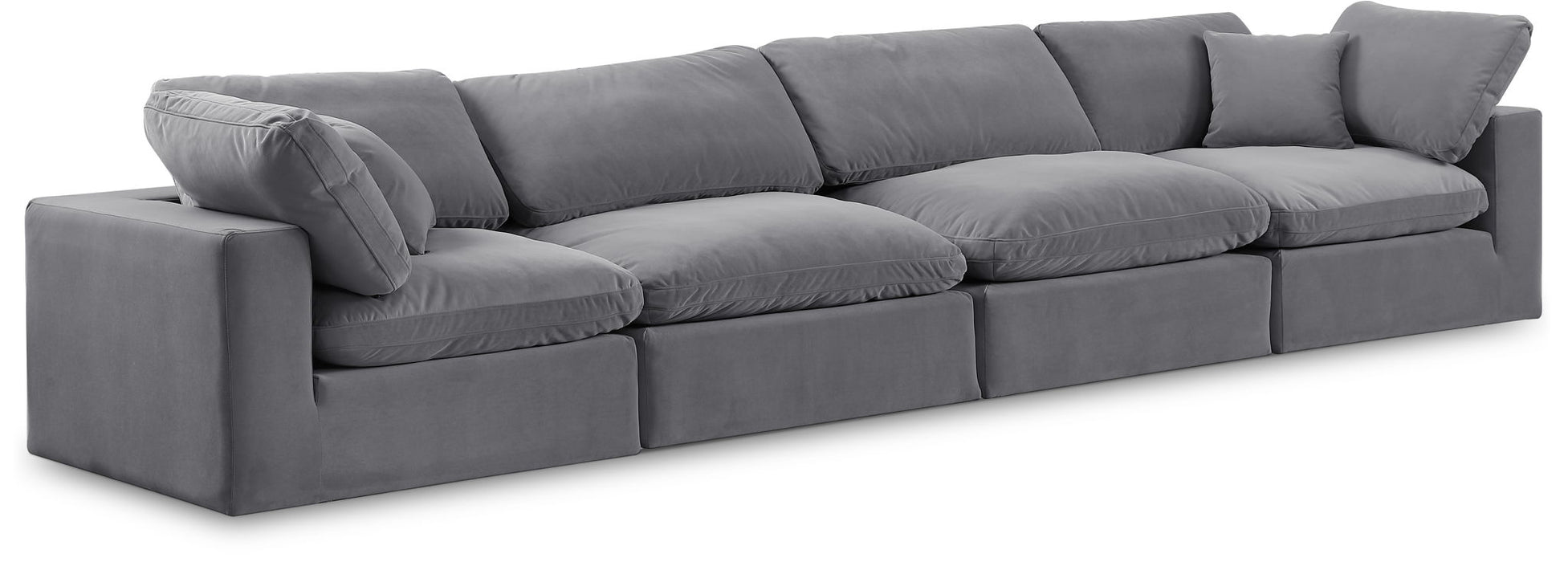 Comfy - Velvet Modular Sofa 4 Seats
