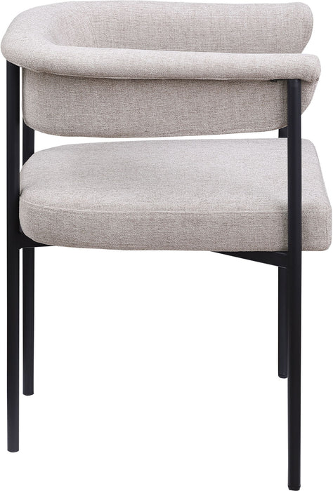 Malin - Linen Dining Chair (Set of 2) - Taupe