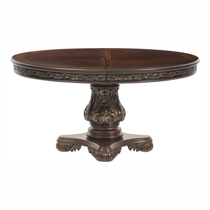 Deryn Park - 5 Piece Set (Round Table & 4 Side Chairs) - Cherry