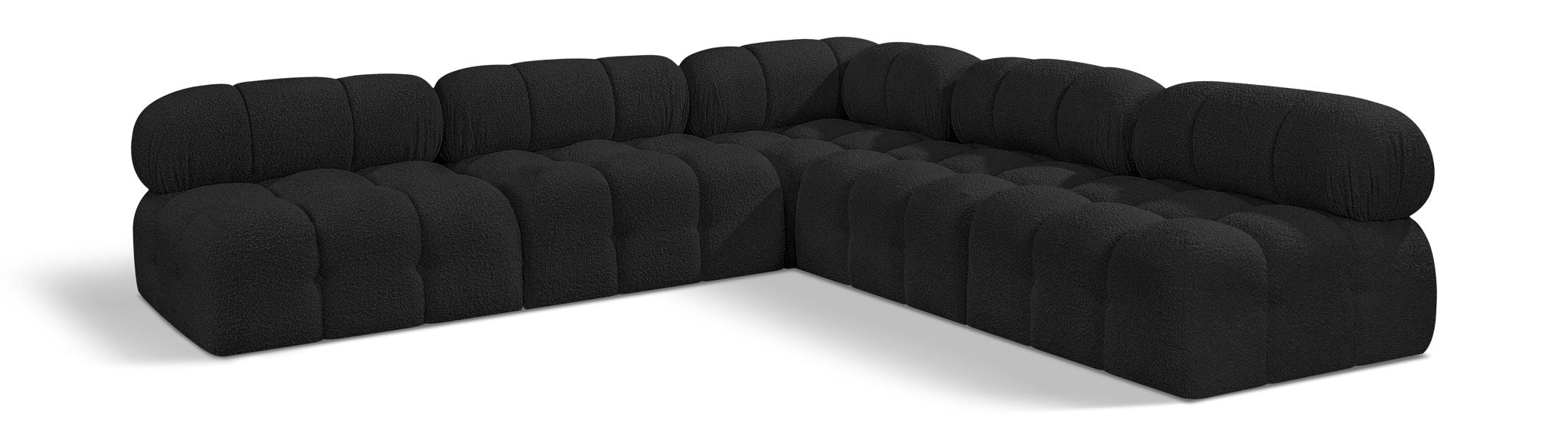 Ames - 5 Piece Fabric Modular Corner Sectional