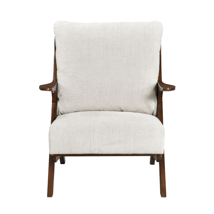 Lennox - Accent Chair - Dark Brown Frame