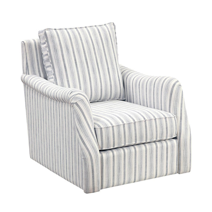 Bowden - Swivel Chair - Pearl Silver