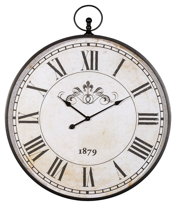 Augustina - Wall Clock - Antique Black