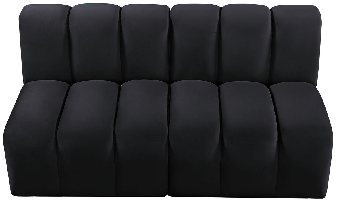 Arc - Velvet 2 Seats Modular Sofa