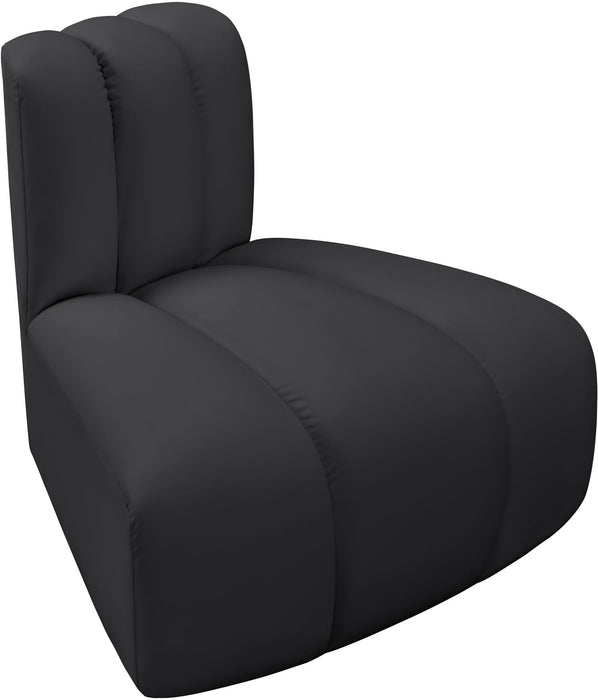 Arc - Faux Leather Reverse Corner Chair