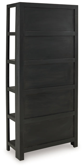 Abyard - Bookcase - Black / Natural