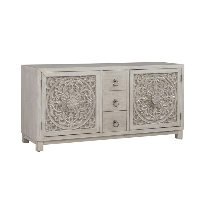 Sundance - 2 Door 3 Drawer Wood Accent Cabinet - White