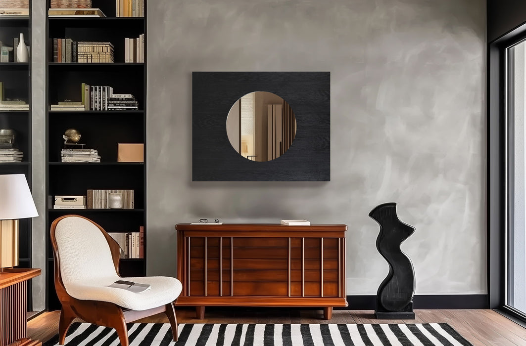 Optic - Oak Wood Frame Mirror