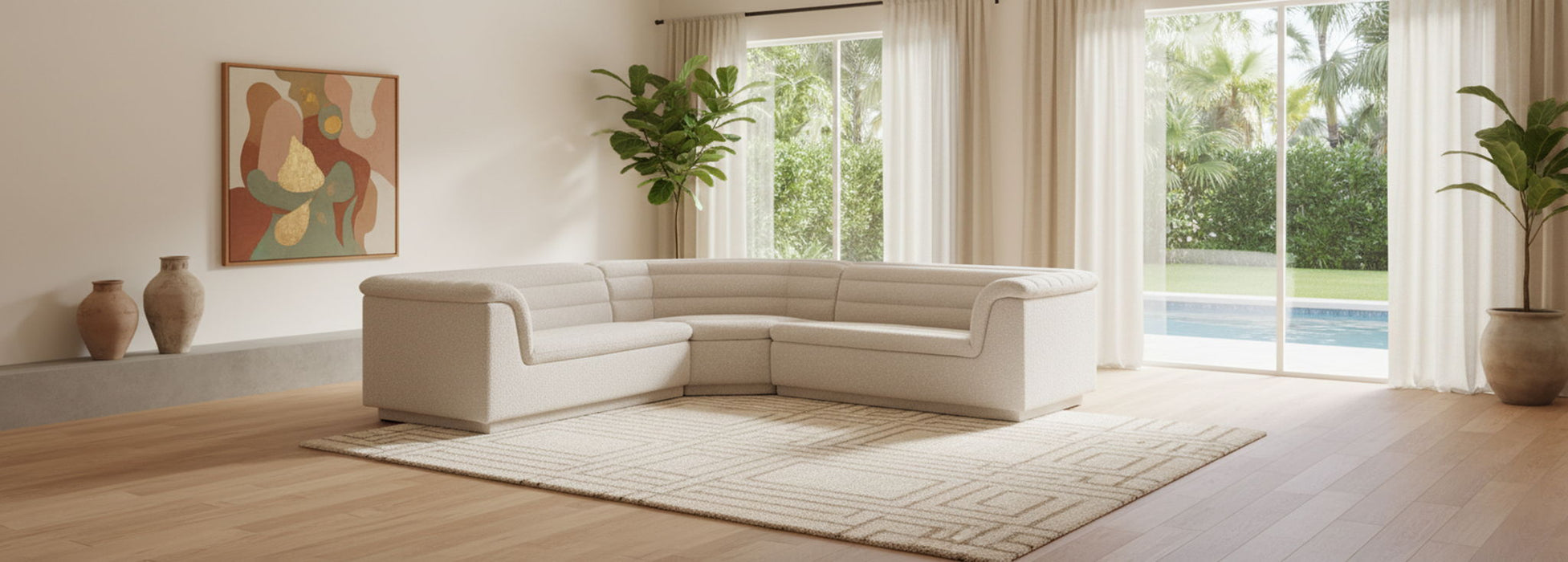 Cascade - Boucle Modular Sectional