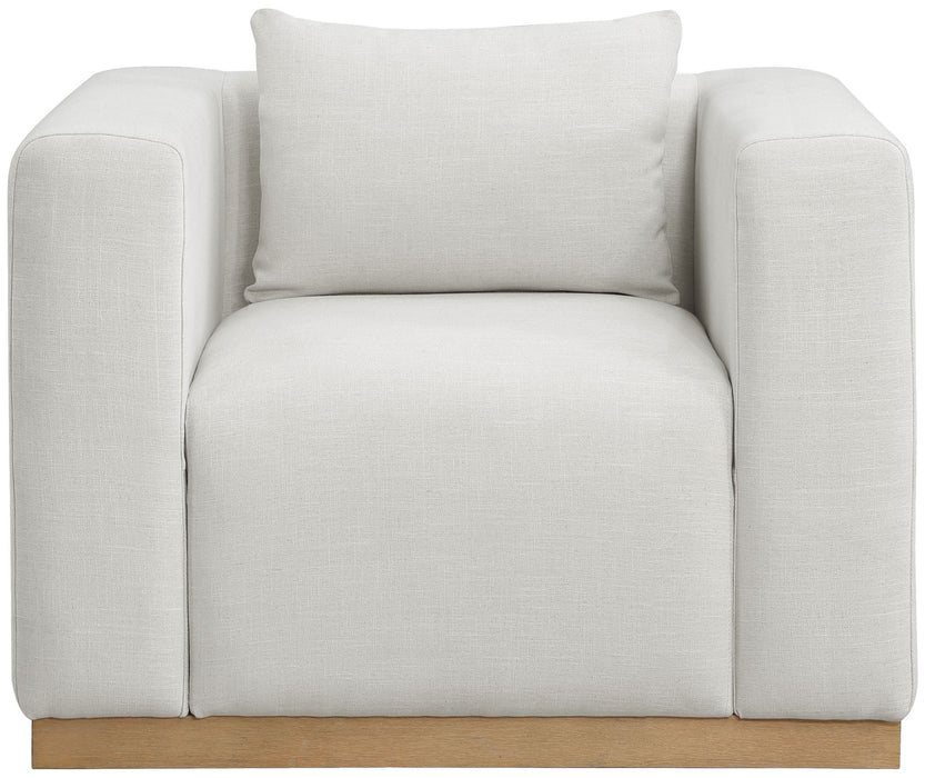 Alfie - Linen Textured Fabic Chair