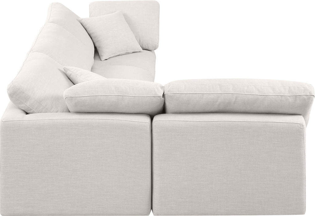 Indulge - Linen 4 Piece Modular Sectional