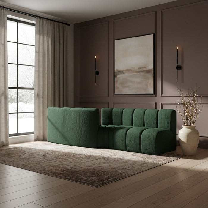 Arc - Boucle Fabric 4 Piece Sofa