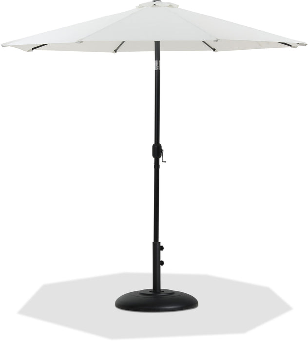 Fiji - Aluminum Patio Umbrella With Round Black Base