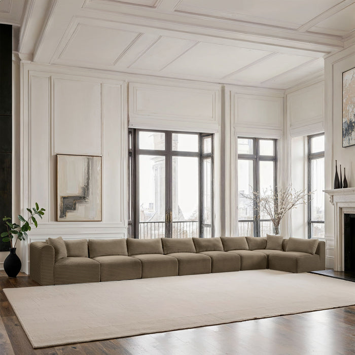 Shaggy - Fabric 8 Piece Modular Sectional