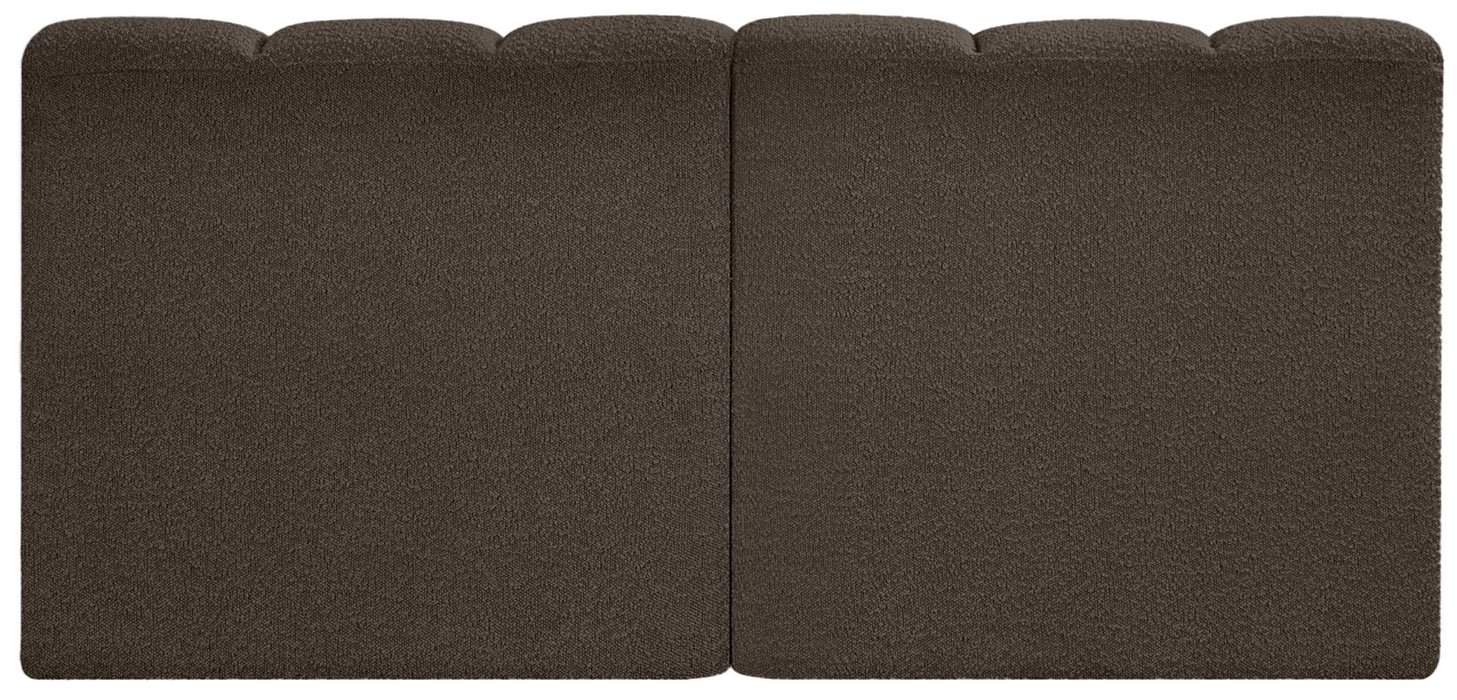 Arc - Boucle Fabric 2 Seats Modular Sofa