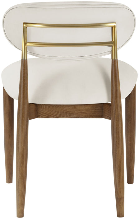 Riccio - Side Chair (Set of 2) - Walnut Frame