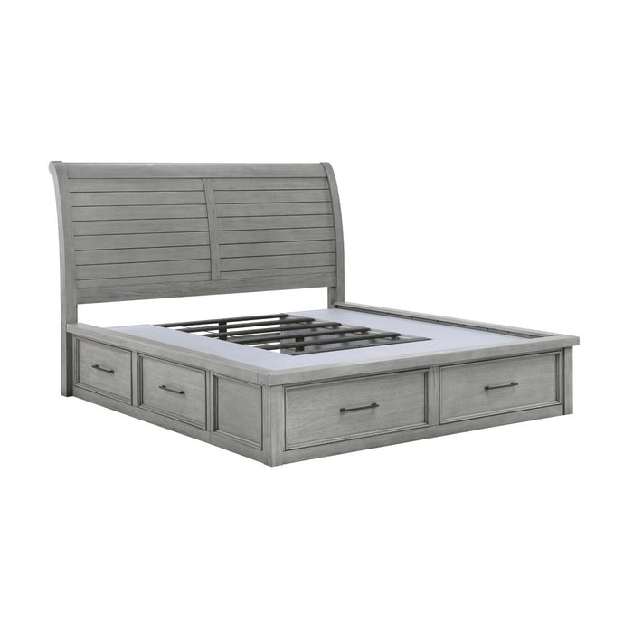 Logandale - Bed With Storage Footboard And Side Rails