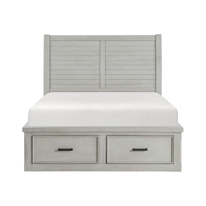 Willowbrook - Platform Bed With Storage Footboard And Side Rails