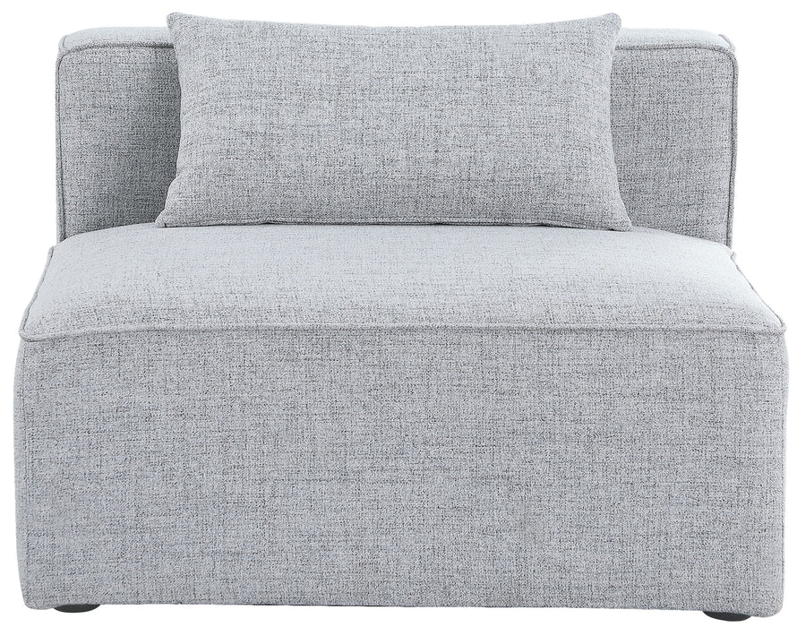 Cube - Linen Armless Chair