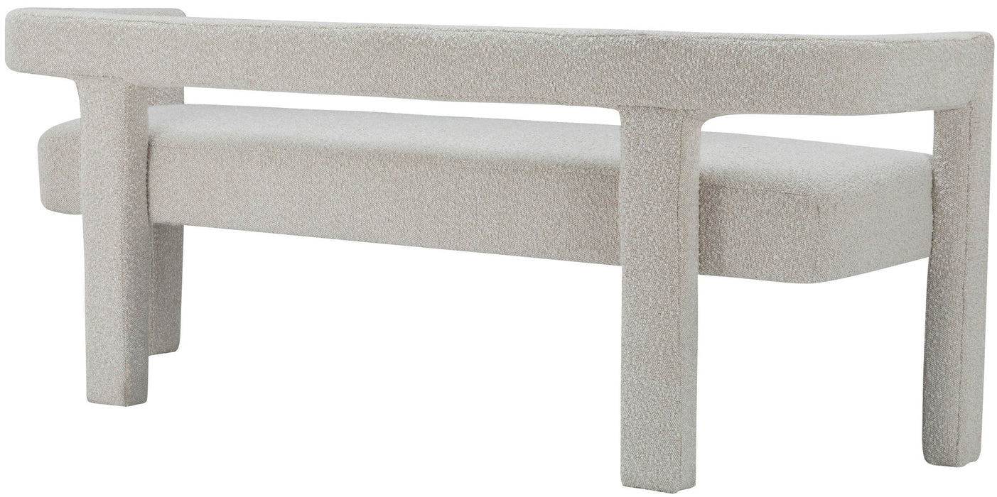 Athena - Boucle Fabric Bench