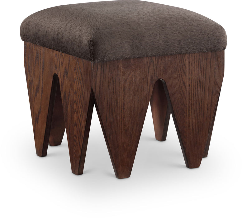 Altair - Fabric Bench - Dark Brown Base