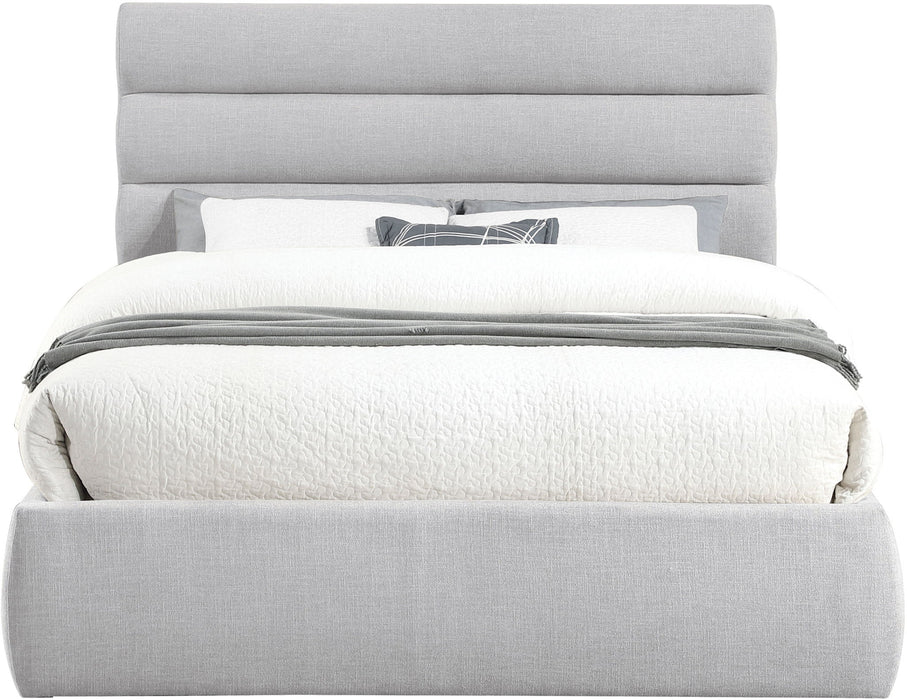 Adam - Linen Fabric Bed With 52" Headboard