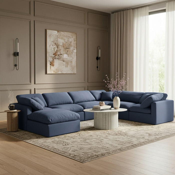 Indulge - Linen 7 Piece Modular Sectional