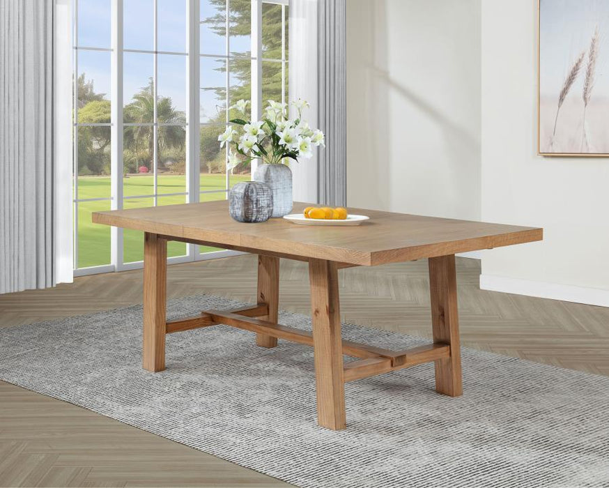 Middleton - Extension Leaf Dining Table - Natural Brown