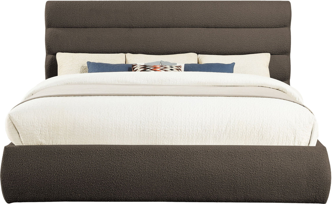 Adam - Boucle Fabric Bed With 52" Headboard